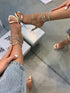 BEST GOLD SILVER STONE SANDALS